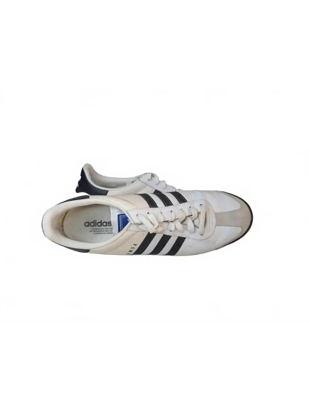 Adidas Samoa Retro White and Black Sneakers Size 13